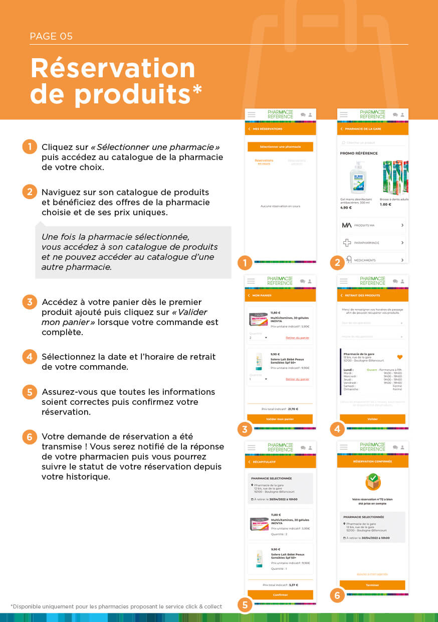 Pharmacie Référence Groupe - Leaflet A5 tuto application - Page 5