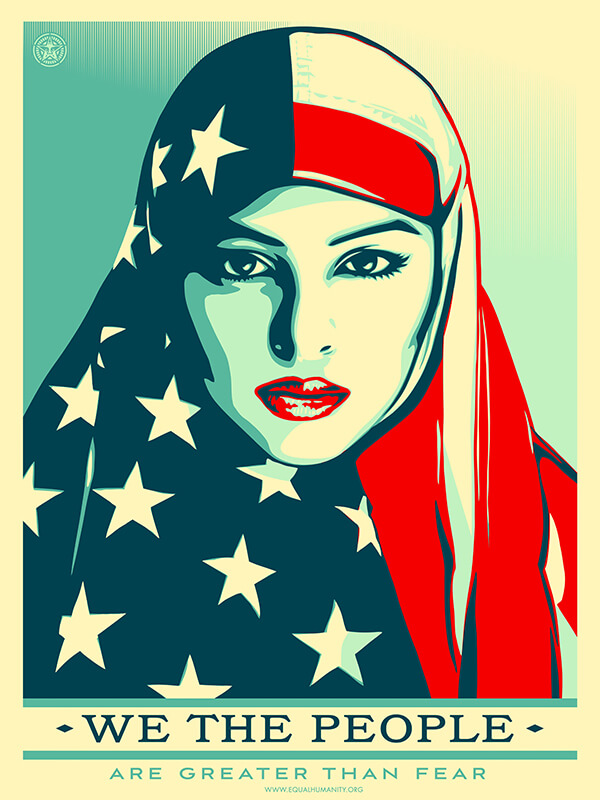 We the people by Shepard Fairey
