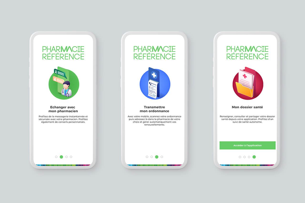 Pharmacie Référence Groupe - Avantages application mobile iOS et Android