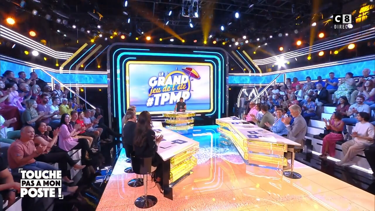 Touche Pas À Mon Poste - Habillage graphique et création logotype Le Grand Jeu de l'Été TPMP